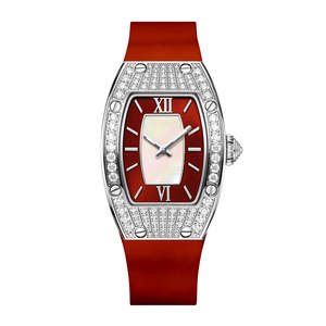 Reloj Mecánico de Alta Calidad en Oferta con Diamantes Moissanite y Correa de Acero Inoxidable, Esfera Analógica, Lujo y Moda - Product Image 4
