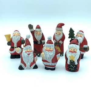 YEEYAYA legno fatto a mano cucciolo di cane statua di natale figurina & giocattolo per la decorazione per la casa intagliato da artista - Product Image 4