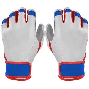 Guantes de Bateo de Béisbol Profesionales de Cuero, Ligeros, Flexibles, Duraderos, con Cierre de Hebilla de Alta Calidad, para Mano Izquierda - Product Image 1