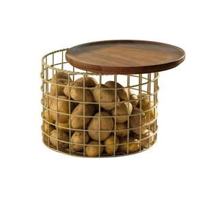 Produit très vendu Corbeille à fruits décorative incurvée à la main Conception personnalisée Stockage Panier à fruits et légumes Support pour la cuisine - Product Image 2
