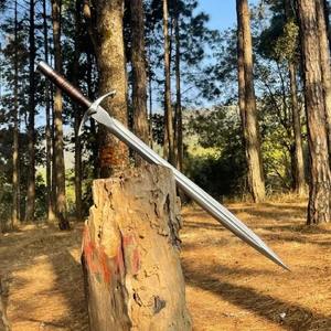 ดาบล่าสัตว์ทำมือ ราคาถูก ผลิตจากเหล็กกล้าไร้สนิม คุณภาพพรีเมียม ใบมีดคม ด้ามเต็ม แบบฟูลแทง S/d - Product Image 1