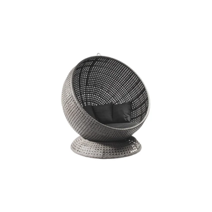 Ensembles chaise œuf ronde moderne mobilier de jardin en rotin et osier pour hôtel extérieur prix de gros mobilier d'extérieur pour patio et loisirs - Product Image 1