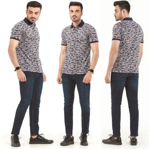 Hombre Casual Slim-Fit para Polo Unisex Ligero Mezcla de Algodón Manga Corta Cuello Abotonado Patrón Sólido - Product Image 3