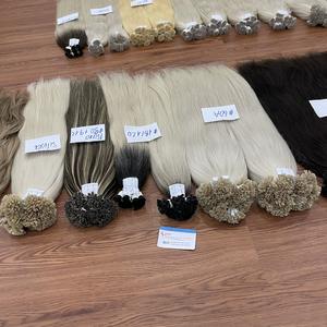 Meilleure qualité Extensions de cheveux crus vietnamiens cuticule aligné russe I pointe Extension de cheveux kératine génie trame Extensions de cheveux - Product Image 3