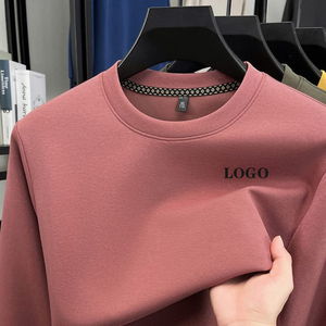 Camiseta de Manga Corta para Hombre, Corte Ajustado, Lisa, Estampada, Tallas Grandes, Frente de Poliéster/Algodón, Gruesa, Antiencogimiento, Transpirable, de Secado Rápido - Product Image 3