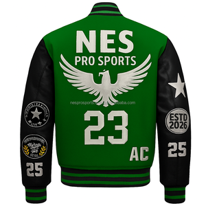 Grande demande Veste universitaire personnalisée de haute qualité Style vintage Streetwear Bomber Logo Chenille Patch Inspiration Baseball - Product Image 3