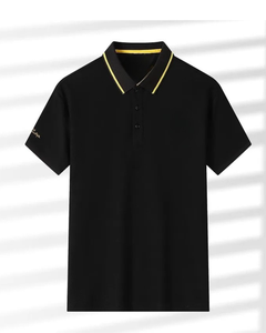 <b>Men's</b> Luxury Short Sleeve for Polo <b>Shirts</b> Embroidered and Printed Breathable Lightweight Knitted <b>T</b>-<b>Shirt</b> Casual Lapel Design - Product Image 2