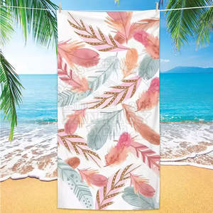 Toalla de Playa de Lujo Ligera, Toalla de Playa de Microfibra al por Mayor con Estampado Personalizado en Venta 2026 - Product Image 3