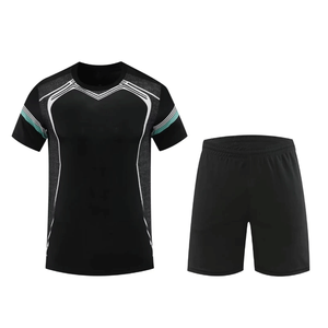 ชุดเทนนิสคอกลมสำหรับผู้ชายชุดกีฬาแบดมินตันเสื้อแบดมินตันและชุดแบดมินตันสั้น - Product Image 5