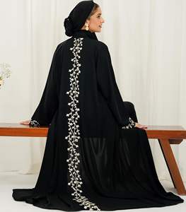 Abaya para Mujer, Elegante y Modesta, Ideal para Eventos Laborales o Reuniones Nocturnas - Product Image 4