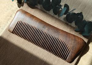 Peine de madera de Neem biodegradable ecológico-Cuidado del cabello natural sostenible - Product Image 4