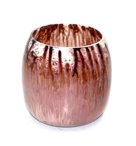 Home Decoration Votive Glass <b>Candle</b> <b>Holder</b> New Design <b>Copper</b> Color <b>Candle</b> Jar for Home Tabletop Decoration - Product Image 5