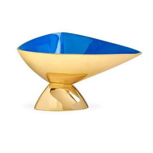 ชามทรงกลมเคลือบเงาทำจากทองแดงพร้อมอุปกรณ์เสิร์ฟอาหารดีไซน์ไม่เหมือนใครชามเสิร์ฟผลไม้ทรงกลมเคลือบเงาทำจากทองแดง - Product Image 2