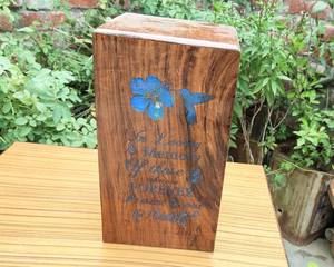 Wooden <b>Urn</b> for Human Ashes Personalized Cremation for Ashes Custom for <b>Dog</b> Memorial Keepsake <b>Urn</b> - Product Image 3