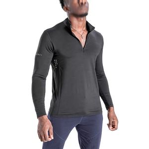 Custom Men Turtle <b>Neck</b> Fish Golf Shirt Long Sleeves 14 Zipper Shirts Pullover Autumn Lightweight Men Golf Shirt Jackets - Product Image 4