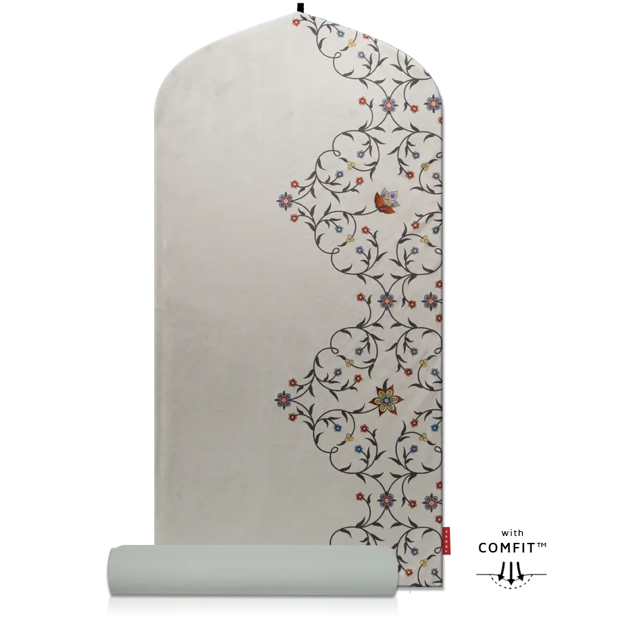 Alfombrilla de oración acolchada y lavable de alta calidad Premium colorida para interiores de 3mm TAKVA EasiClean alfombra de oración para interiores-Colección Royal