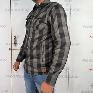 Camisa de Franela para Motocicleta con Certificación CE, Ropa Protectora para Motociclistas, Exportación al por Mayor de Fábrica OEM - Product Image 4