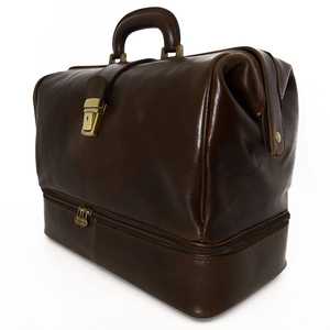 Best Design Handbags Retro Simple Contrast Color Doctor <b>Bags</b> Leather Medical <b>Satchel</b> Purse Suitcase for <b>Men</b> Women - Product Image 1