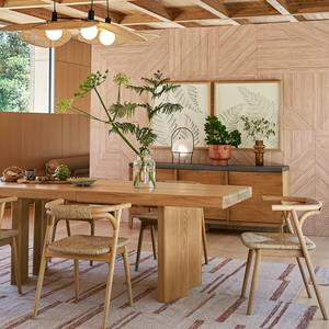 Silla de comedor de algas marinas de madera Natural moderna más vendida, muebles para el hogar para comedor, hecha en Vietnam, Color personalizado - Product Image 6