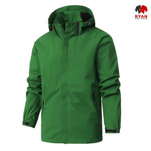 Veste Softshell sur mesure pour homme, fermeture éclair, tissu respirant avec logo personnalisé, service ODM - Product Image 2