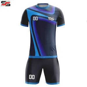 Camiseta de fútbol 2025-2026, venta al por mayor, uniformes de fútbol de alta calidad con logotipo personalizado, conjunto de fútbol para hombres, ropa deportiva de entrenamiento transpirable - Product Image 5