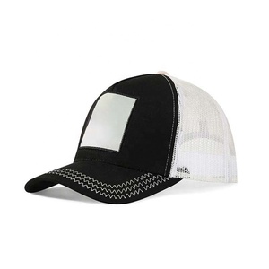Nouveauté Casquette de camionneur en maille avec logo personnalisé Casquette de baseball en mousse vierge Casquette de camionneur en maille éponge - Product Image 1