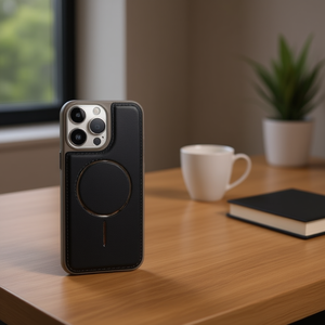 Étui magnétique en cuir véritable de qualité supérieure pour 12/12 Pro, design luxueux, coque de téléphone portable - Product Image 3