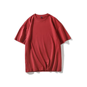 T-shirt basique en coton biologique, t-shirt uni personnalisé, t-shirt d'été en coton respirant multicolore pour hommes - Product Image 1