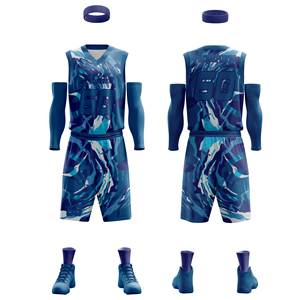 เสื้อเจอร์ซีย์บาสเก็ตบอลเสื้อบาสเก็ตบอลออกแบบได้ตามที่ต้องการ - Product Image 2