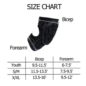 Coderas de béisbol con bordado de logotipo personalizado, cómodas rodilleras de tela de poliéster de malla, protección de brazo, diseño de tracción - Product Image 4