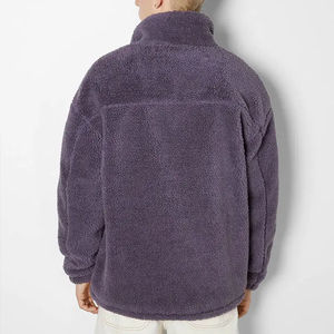 Dernier design Veste d'hiver unisexe en polaire sherpa imperméable réversible camouflage patchwork personnalisable de haute qualité - Product Image 4