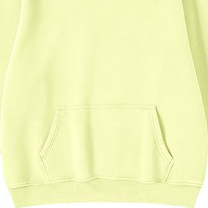 2024 Custom Logo High Quality Quick Dry Breathable <b>Hoodie</b> Sweatpants for <b>Men</b> Women <b>Yellow</b> Plus Size Sustainable Pullover Winter - Product Image 3