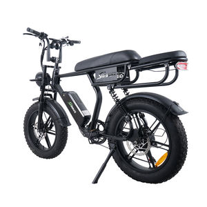 Vélo électrique hybride à prix avantageux, livraison rapide, dropshipping, Fat Bike 12 vitesses, cadre en acier haute teneur en carbone 100-200CC - Product Image 3