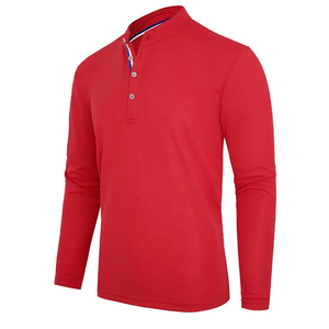 Polo de manga larga para hombre de alta calidad, logotipo personalizado, suministro ODM, tela de punto, bordado, decoración, estampado, trabajo, Golf, venta al por mayor - Product Image 3