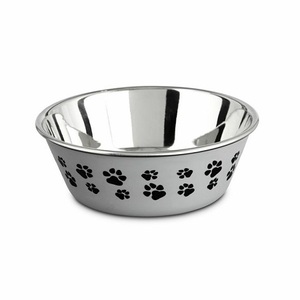 Bols pour chiens Bols ronds en métal pour animaux de compagnie Bols et mangeoires pour animaux de compagnie revêtus d'émail pour animaux de compagnie Nourrir les petits animaux - Product Image 1