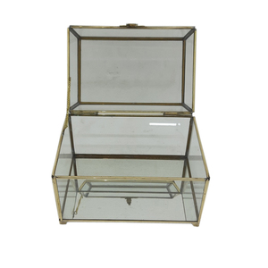 <b>Jewellery</b> <b>Box</b> <b>Glass</b> and Brass With Silver Plating Customized Product for Wedding Decoration Handmade Bulk - Product Image 5