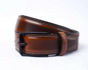 เข็มขัดหนังแท้สำหรับผู้ชายเข็มขัดผู้ชายหนังแท้แบบคลาสสิกเข็มขัดหนังแท้ทำด้วยมือมีสไตล์ใหม่ - Product Image 2