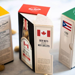 Caja de papel Kraft biodegradable para productos naturales Lanzamiento especial Nueces de ternera Sidra de manzana Vitamina C Diseño de pulpo canadiense - Product Image 5