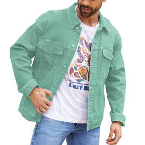 Chaqueta Vaquera de Fabricante para Hombre, Chaqueta de Invierno Informal de Alta Calidad, Transpirable y de Secado Rápido, Chaqueta Vaquera de Uso Regular - Product Image 3