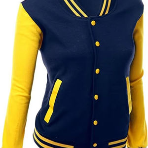 Nouvelle veste universitaire en satin respirant pour femmes de haute qualité, logo personnalisé, plusieurs tailles disponibles - Product Image 1