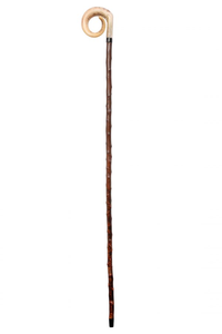 ไม้เท้าเดินป่าแตรสไตล์หรูหราเหนือกาลเวลามาพร้อมกับด้ามจับแตรแกะธรรมชาติ - Product Image 3