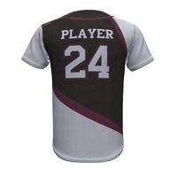 ชุดเบสบอลมาใหม่คุณภาพสูงชุดซอฟต์บอลเบสบอลออกแบบได้ตามต้องการระบายอากาศป้องกันแบคทีเรียแห้งเร็ว - Product Image 3