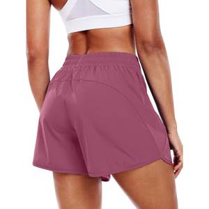 Shorts de sport Bermuda pour femmes pour le yoga athlétique, la course à pied, avec tissu respirant et poche latérale - Product Image 5