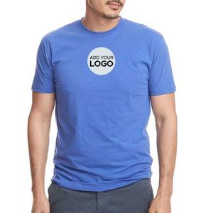 T-shirt à manches courtes logo personnalisé T-shirts en mélange unisexe - Product Image 4