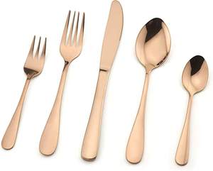 Juego de cubiertos de mesa de calidad única de color personalizado hecho a mano, juego de mesa de lujo, venta al por mayor, cubiertos clásicos de acero inoxidable - Product Image 1