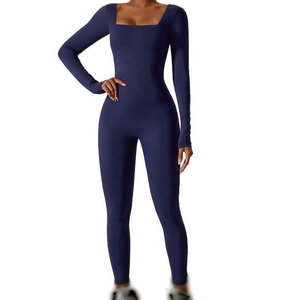 บอดี้สูทสำหรับผู้หญิงทำจากผ้าฝ้ายสวมใส่สบายชุดบอดี้สูทดีไซน์ล่าสุดมีโลโก้ของคุณเอง - Product Image 4