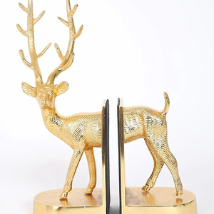 Sujetalibros hecho en latón/soporte para libros/extremos de libros hechos a mano duraderos al por mayor sujetalibros tamaño personalizado venta al por mayor precio bajo Moq - Product Image 1