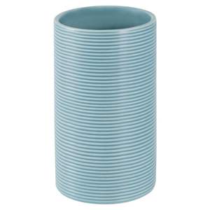 Porte-brosse à dents en grès Spirella « Tube Ribbed » bleu 6 x 10,5 cm - Product Image 1