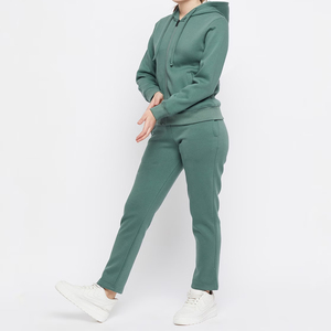 Ensemble de survêtement d'hiver personnalisé pour femme, nouvelle collection, coupe ajustée, chemise à manches régulières, respirant, écologique, 100 % coton, grandes tailles - Product Image 2