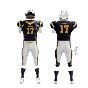 Uniforme de Fútbol Americano Personalizado, Transpirable, Unisex, Tallas Grandes, Sublimado, Colorido, 100% Poliéster - Product Image 1